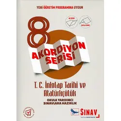 Sınav 8.Sınıf T.C. İnkılap Tarihi ve Atatürkçülük Akordiyon Kitap
