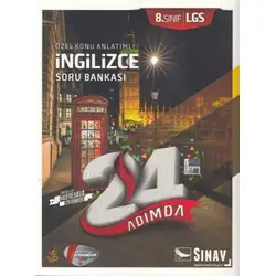 Sınav 8.Sınıf 24 Adımda İngilizce Soru Bankası