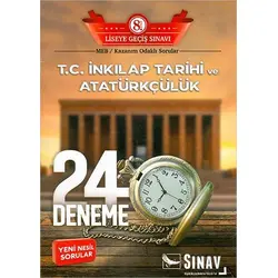 Sınav 8.Sınıf LGS T.C. İnkılap Tarihi ve Atatürkçülük 24 Deneme