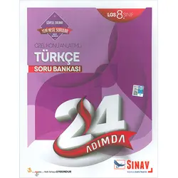 Sınav LGS 8.Sınıf Türkçe Özet Konu Anlatımlı Soru Bankası