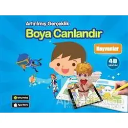 Hayvanlar - Boya Canlandır - Kolektif - Net Çocuk Yayınları