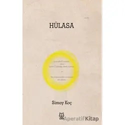 Hülasa - Simay Koç - Luna Yayınları