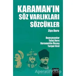 Karaman’ın Söz Varlıkları Sözcükler - Ziya Duru - Çimke Yayınevi