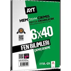 2023 AYT Fen Bilimleri ÖSYM Çıkmış ve Çıkabilecek Sorulardan Oluşturulmuş 6 Deneme Sınavı Tamamı Vid