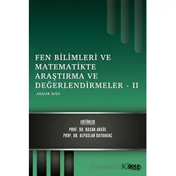 Fen Bilimleri ve Matematikte Araştırma ve Değerlendirmeler 2 - Hasan Akgül - Gece Kitaplığı