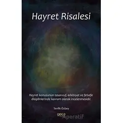 Hayret Risalesi - Tevfik Özbey - Gece Kitaplığı