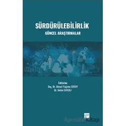 Sürdürülebilirlik Güncel Araştırmalar - Kolektif - Gazi Kitabevi