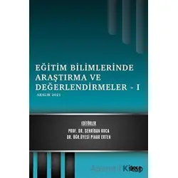 Eğitim Bilimlerinde Araştırma ve Değerlendirmeler 1 - Şehriban Koca - Gece Kitaplığı