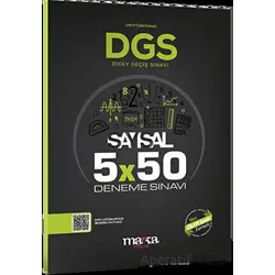 Marka 2024 DGS Sayısal 5x50 Deneme Sınavı Tamamı PDF Çözümlü