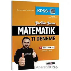 2024 KPSS Matematik 11 Deneme Tamamı Video Çözümlü Yektugmat Marka Yayınları