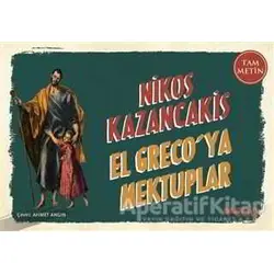 El Grecoya Mektuplar (Mini Kitap) - Nikos Kazancakis - Can Yayınları