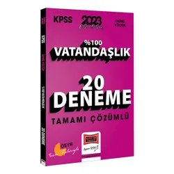 Yargı 2023 KPSS Vatandaşlık Tamamı Çözümlü 20 Deneme