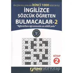 İngilizce Sözcük Öğreten Bulmacalar 2 - Deniz Meriç - Fono Yayınları