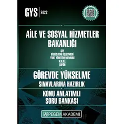 2022 Aile ve Sosyal Hizmetler Bakanlığı Görevde Yükselme Sınavlarına Hazırlık Konu Anlatımlı Soru Ba