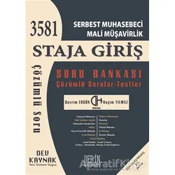 SMMM Staja Giriş Soru Bankası Çözümlü Sorular - Testler - Devrim Ergün - Derin Yayınları