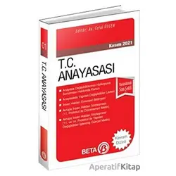 T.C. Anayasası Kasım 2021 - Celal Ülgen - Beta Yayınevi