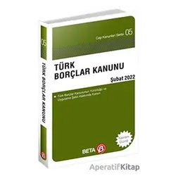 Türk Borçlar Kanunu Cep Serisi Şubat 2022 - Celal Ülgen - Beta Yayınevi