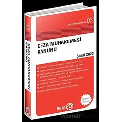 Ceza Muhakemesi Kanunu Cep Serisi Şubat 2022 - Celal Ülgen - Beta Yayınevi