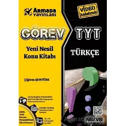 Armada Görev YKS TYT Türkçe Konu Kitabı Yeni Nesil - Çiğdem Şentürk - Armada Yayınları