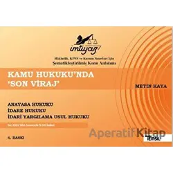 Kamu Hukukunda Son Viraj - Metin Kaya - Temsil Kitap
