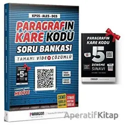 2022 Paragrafın KareKodu KPSS-ALES-DGS Tamamı Video Çözümlü Soru Bankası+ 5 Deneme Hediye