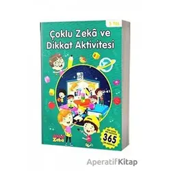 5 Yaş Çoklu Zeka ve Dikkat Aktivitesi - Yeşil Kitap - Kolektif - Aktif Zeka Yayınları
