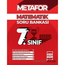 Metafor 7. Sınıf Matematik Soru Bankası - Orhan Taş - Gerçek Başarı Yayınları