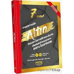 2022 7. Sınıf Altın Matematik Soru Bankası - Kolektif - Bons Yayınları