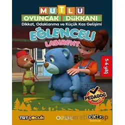 Mutlu Oyuncak Dükkanı - Eğlenceli Ve Etkinlikli Labirent Kitabı - Kolektif - Gong Çocuk