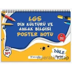 LGS Din Kültürü ve Ahlak Bilgisi Poster Notu - Kolektif - Veri Yayınevi