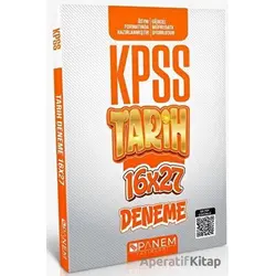 KPSS Genel Kültür Çözümlü Tarih 16x27 Deneme - Kolektif - Panem Yayınları
