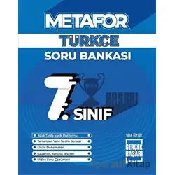 Metafor 7. Sınıf Türkçe Soru Bankası - Kolektif - Gerçek Başarı Yayınları