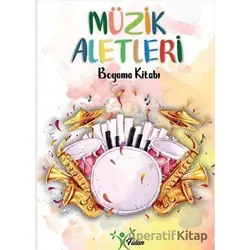 Müzik Aletleri - Boyama Kitabı - Kolektif - Fidan
