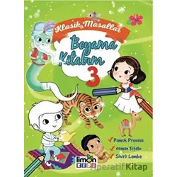 Klasik Masallar Boyama Kitabım 3 - Kolektif - limonKIDS