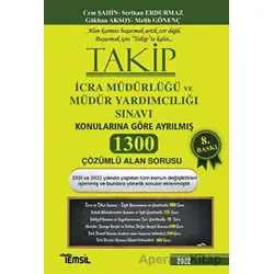 Takip 2020 İcra Müdürlüğü Ve Müdür Yardımcılığı Sınavı 1262 Çözümlü Alan Soru Bankası