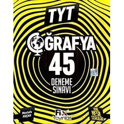 2023 TYT Coğrafya 45 Denemeleri - Mustafa Koç - Fix Yayınları