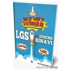 2021 LGS İnkılap Tarihi ve Atatürkçülük 20 Deneme Sınavı - Bilgi Şentürk - Modus Yayınları