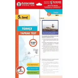Özdebir 5.Sınıf Türkçe Poşet Yaprak Test
