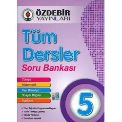 Özdebir 5.Sınıf Tüm Dersler Soru Bankası