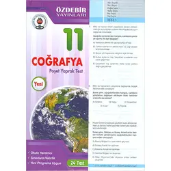 Özdebir 11.Sınıf Coğrafya Yaprak Test