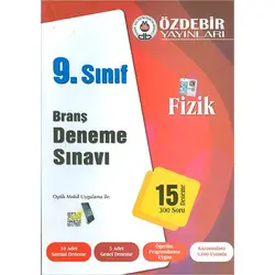 Özdebir 9.Sınıf Fizik Branş Deneme Sınavı