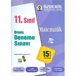 Özdebir 11.Sınıf Matematik Branş Deneme Sınavı
