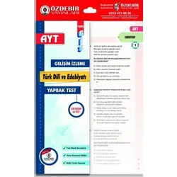 Özdebir TYT Türk Dili ve Edebiyat Yaprak Test