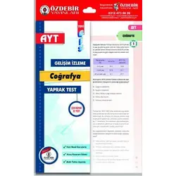 Özdebir TYT Coğrafya Yaprak Test