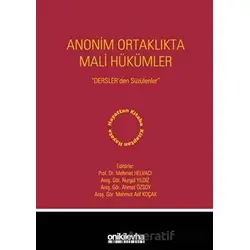 Anonim Ortaklıkta Mali Hükümler - Nurgül Yıldız - On İki Levha Yayınları