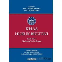 KHAS Hukuk Bülteni - Kolektif - On İki Levha Yayınları