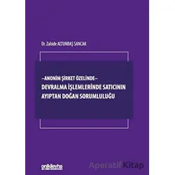 Devralma işlemlerinde Satıcının Ayıptan Doğan Sorumluluğu