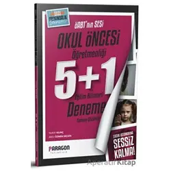 2021 ÖABT Okul Öncesi 5+1 Çözümlü Deneme Sınavı - Kolektif - Paragon Yayıncılık