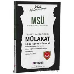 2022 MSÜ Sınavına Hazırlık Kitabı - Kolektif - Paragon Yayıncılık