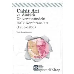 Cahit Arf Konferansları - Tarık Tuna Gözütok - Atatürk Üniversitesi Yayınları